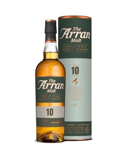 Arran Malt Scotch Single Malt Gft Pk W/ 2 Glasses 92pf 10yr 750 Ml