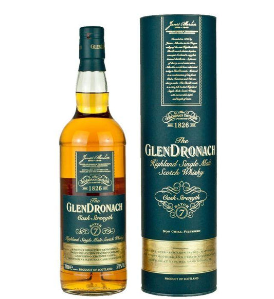 Glen Dronach Scotch Single Malt Batch 7 Cask Strenght 750 Ml