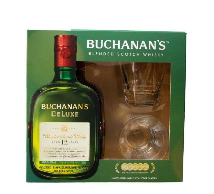 Buchanans Scotch Blended Gft Pk W/ Ice Mold 12yr 750ml