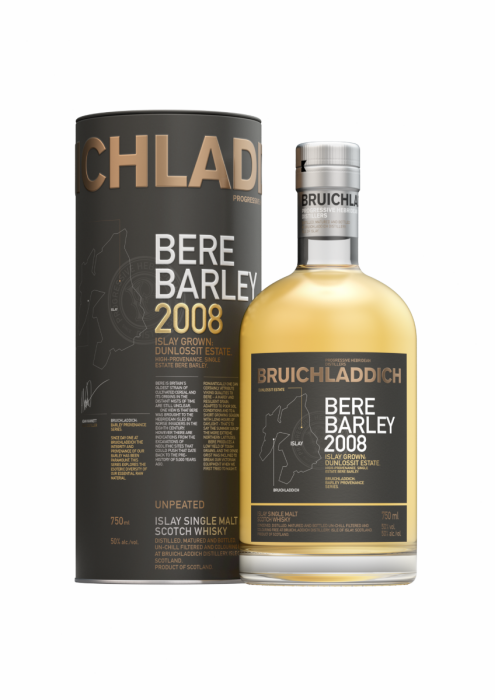 Bruichladdich Scotch Single Malt Bere Barley 2010 Islay 100pf 750ml