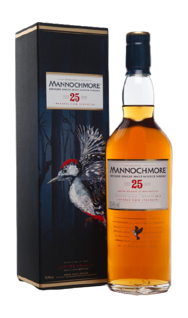 Mannochmore Scotch Single Malt Speyside Natural Cask Strength 25yr 750ml