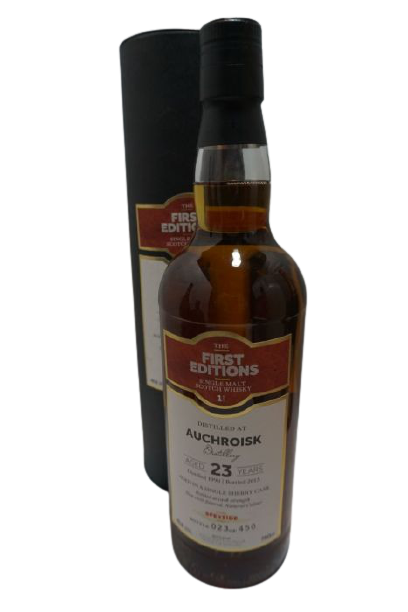 First Editions Auchroisk Scotch Single Malt Speyside 100.6pf 23yr 750ml