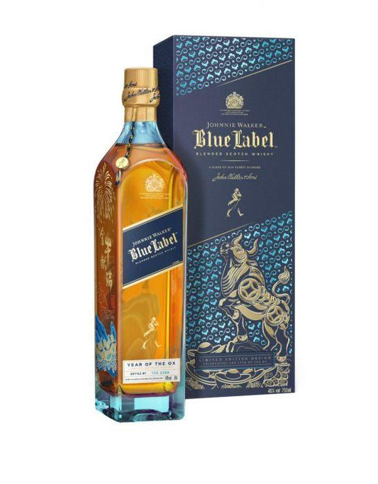 Johnnie Walker Blue Label Scotch Blended 92 Year Ox Edition 750ml