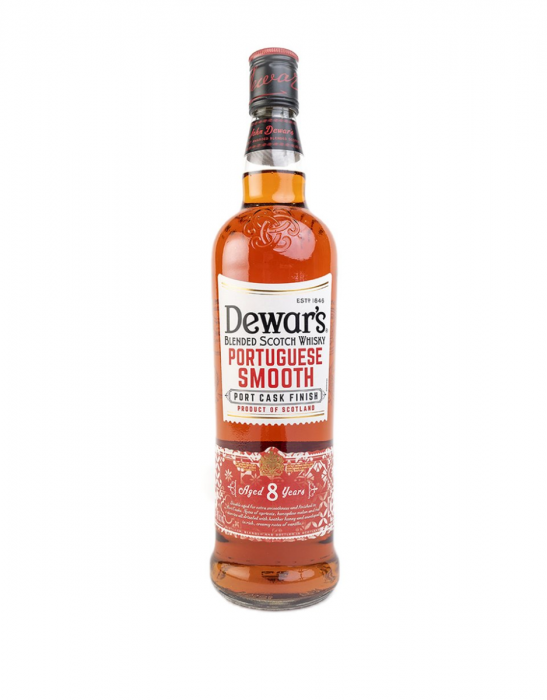 Dewars Scotch Blended Portuguese Smooth Port Cask Finish 8yr 750ml